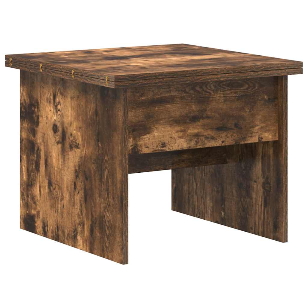 vidaXL Couchtisch Geräucherte Eiche 55 x 54,5 x 45 cm Holzwerkstoff