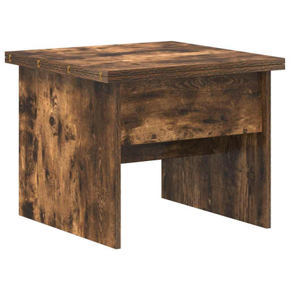 vidaXL Couchtisch Geräucherte Eiche 55 x 54,5 x 45 cm Holzwerkstoff