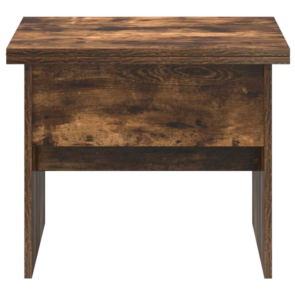 vidaXL Couchtisch Geräucherte Eiche 55 x 54,5 x 45 cm Holzwerkstoff
