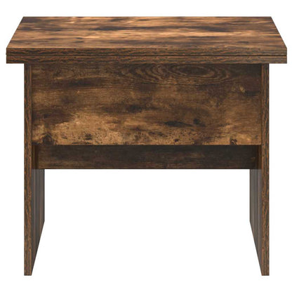 vidaXL Couchtisch Geräucherte Eiche 55 x 54,5 x 45 cm Holzwerkstoff