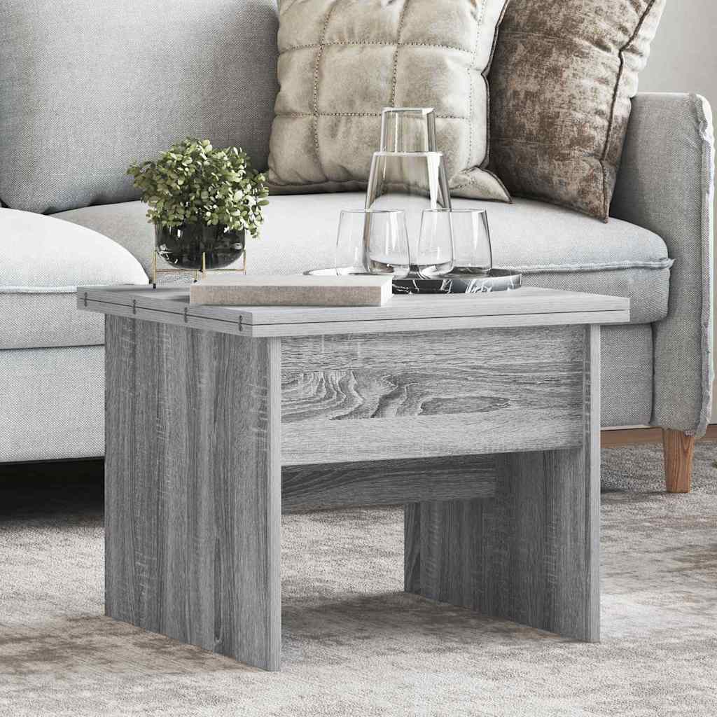vidaXL Couchtisch Graues Sonoma 55 x 54,5 x 45 cm Holzwerkstoff