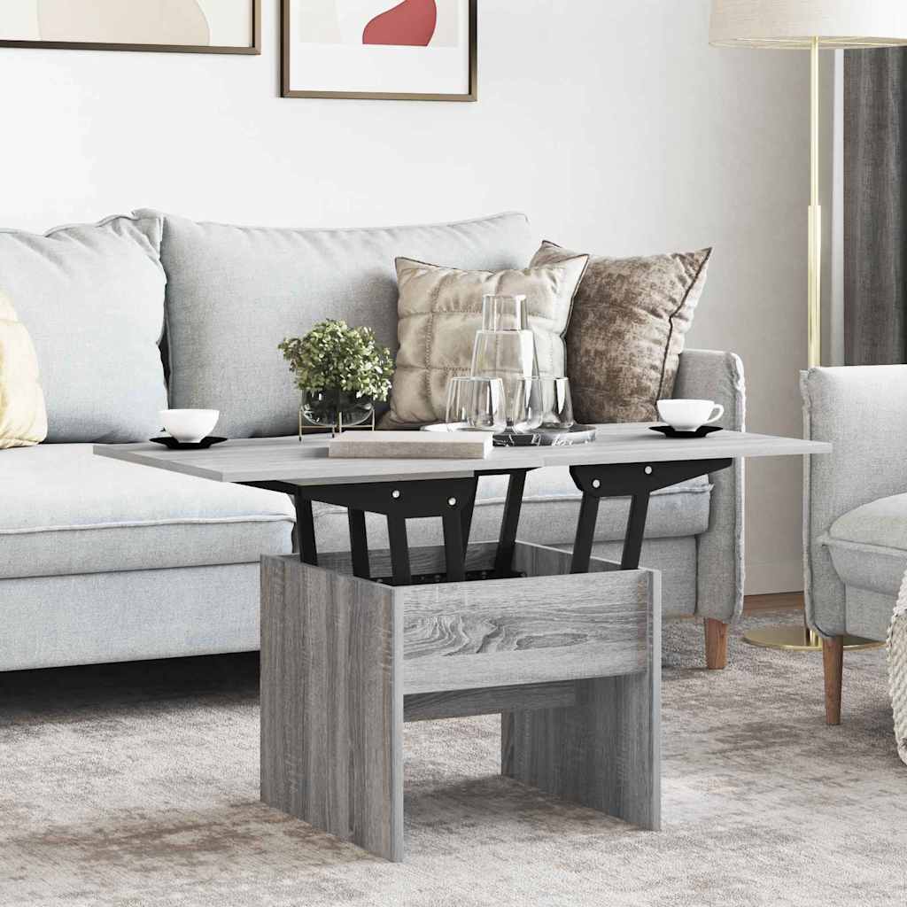 vidaXL Couchtisch Graues Sonoma 55 x 54,5 x 45 cm Holzwerkstoff