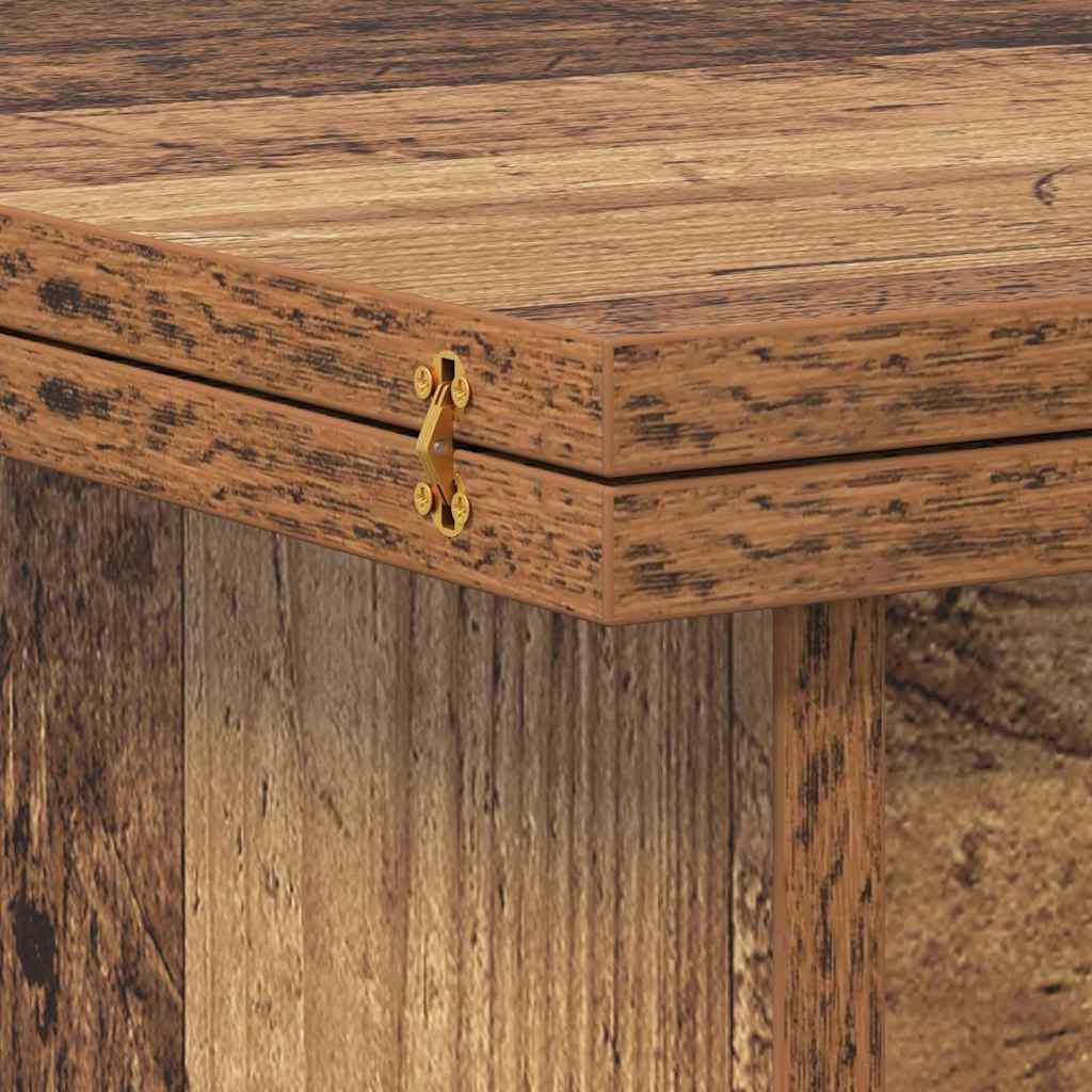 vidaXL Couchtisch Altholz 55 x 54,5 x 45 cm Holzwerkstoff