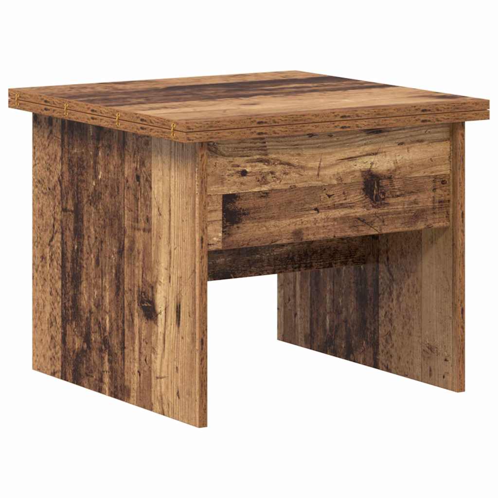 vidaXL Couchtisch Altholz 55 x 54,5 x 45 cm Holzwerkstoff