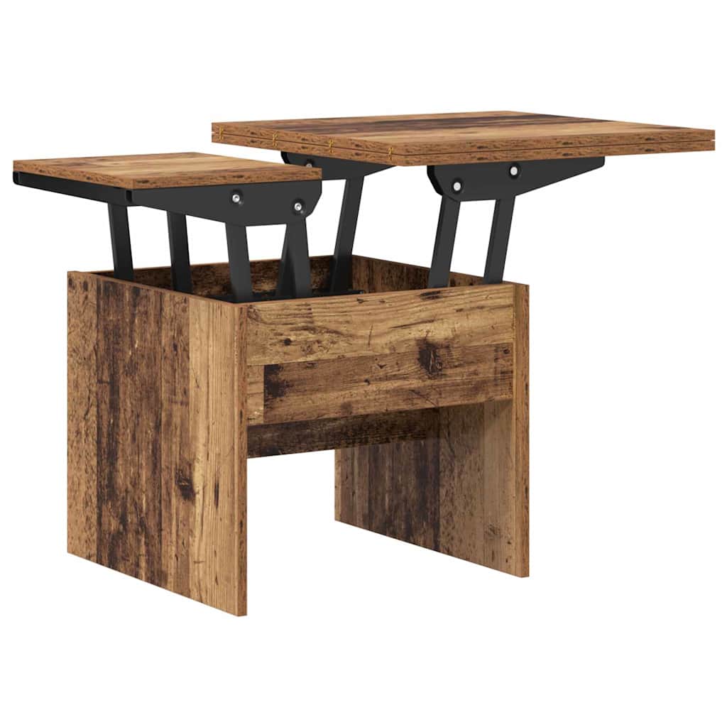 vidaXL Couchtisch Altholz 55 x 54,5 x 45 cm Holzwerkstoff
