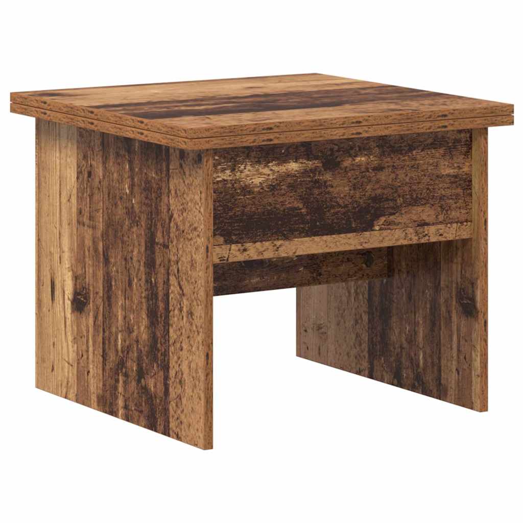 vidaXL Couchtisch Altholz 55 x 54,5 x 45 cm Holzwerkstoff
