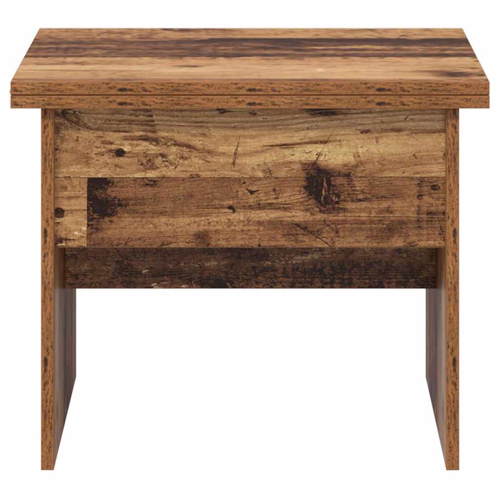 vidaXL Couchtisch Altholz 55 x 54,5 x 45 cm Holzwerkstoff