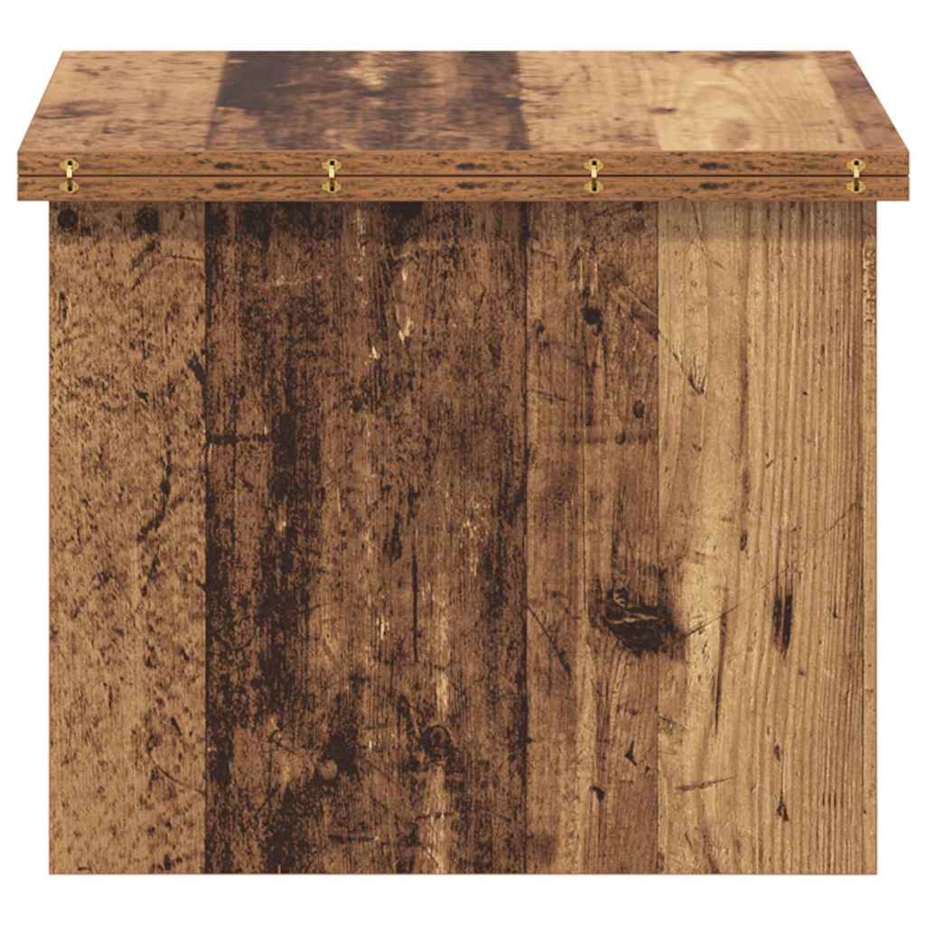 vidaXL Couchtisch Altholz 55 x 54,5 x 45 cm Holzwerkstoff