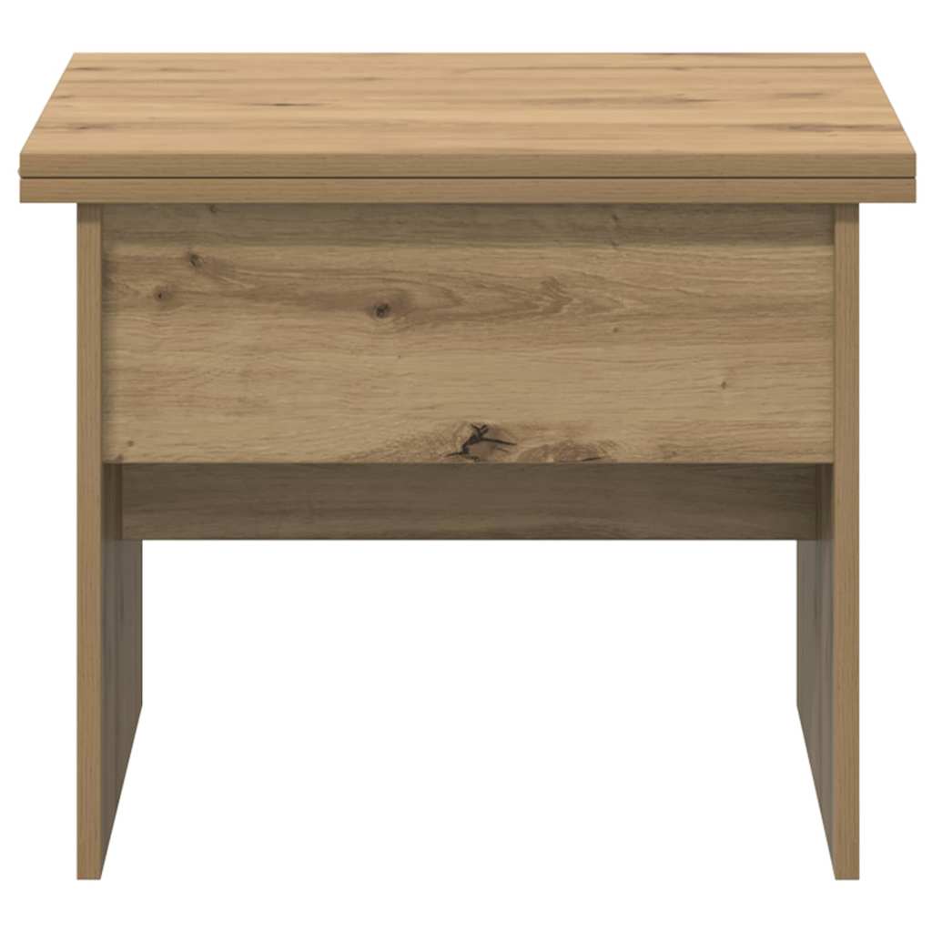 vidaXL Couchtisch Artisan-Eiche 55 x 54,5 x 45 cm Holzwerkstoff