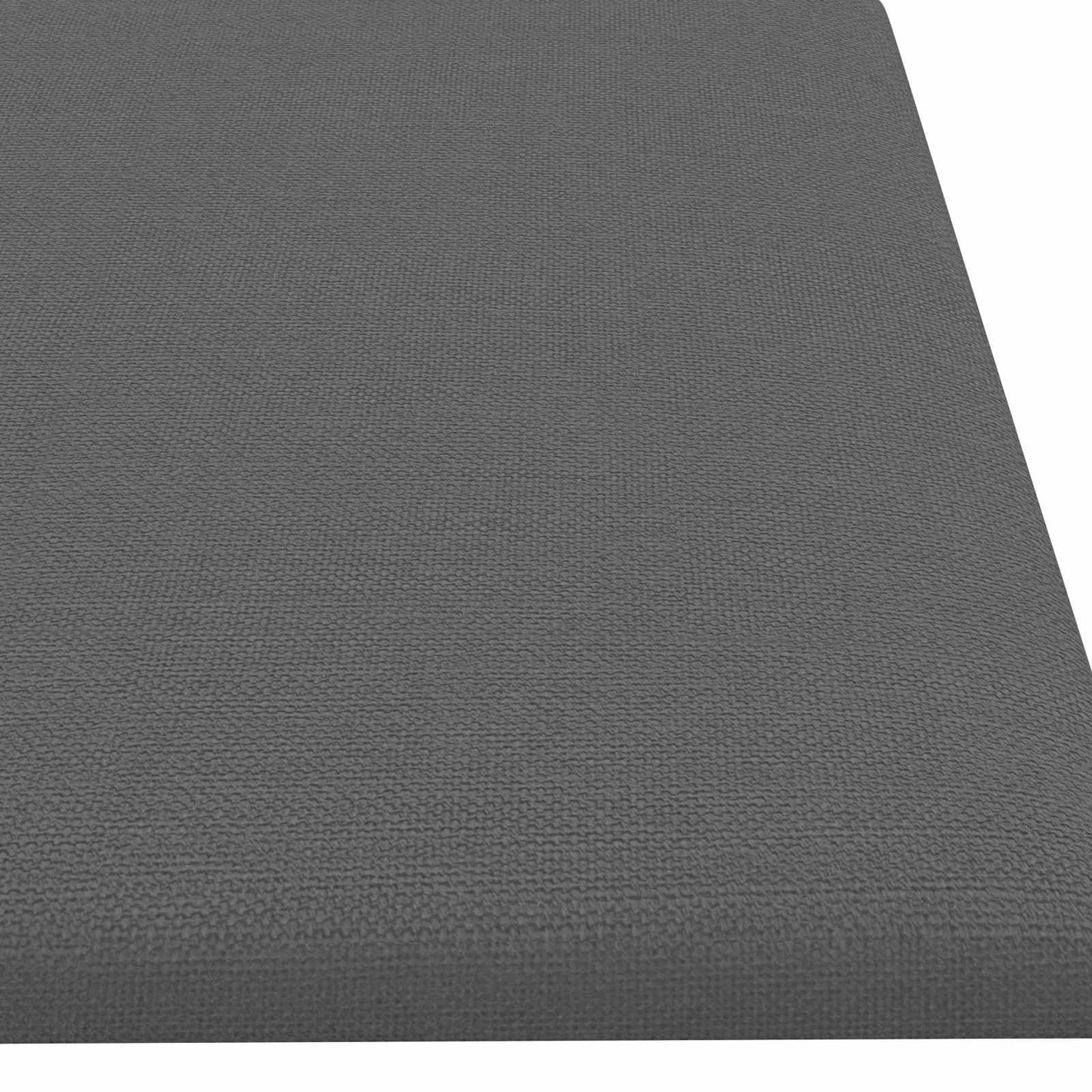 Wandkopfteilen 12 pcs Hellgrau 60 x 15 cm Stoff