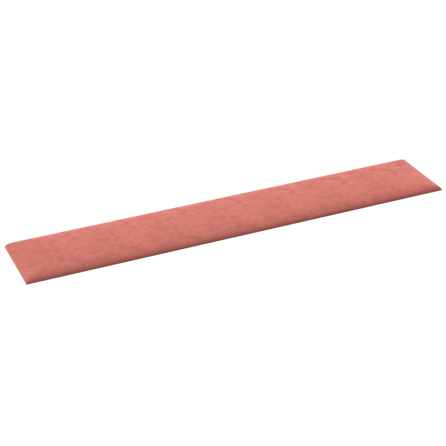 Wandkopfteilen 12 pcs Rosa 90 x 15 cm Samt