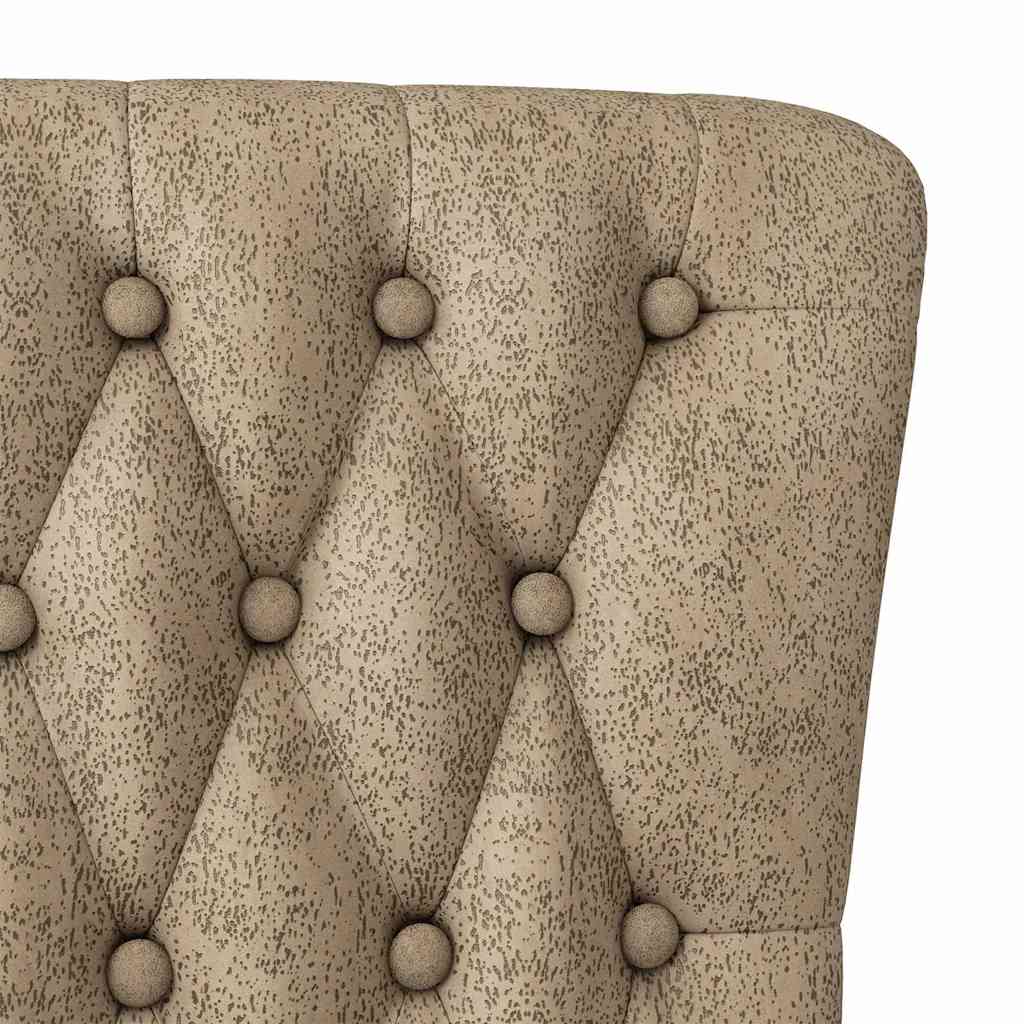 Schlafsessel Hellgrau 56,5 x 70 x 110 cm Kunstwildleder