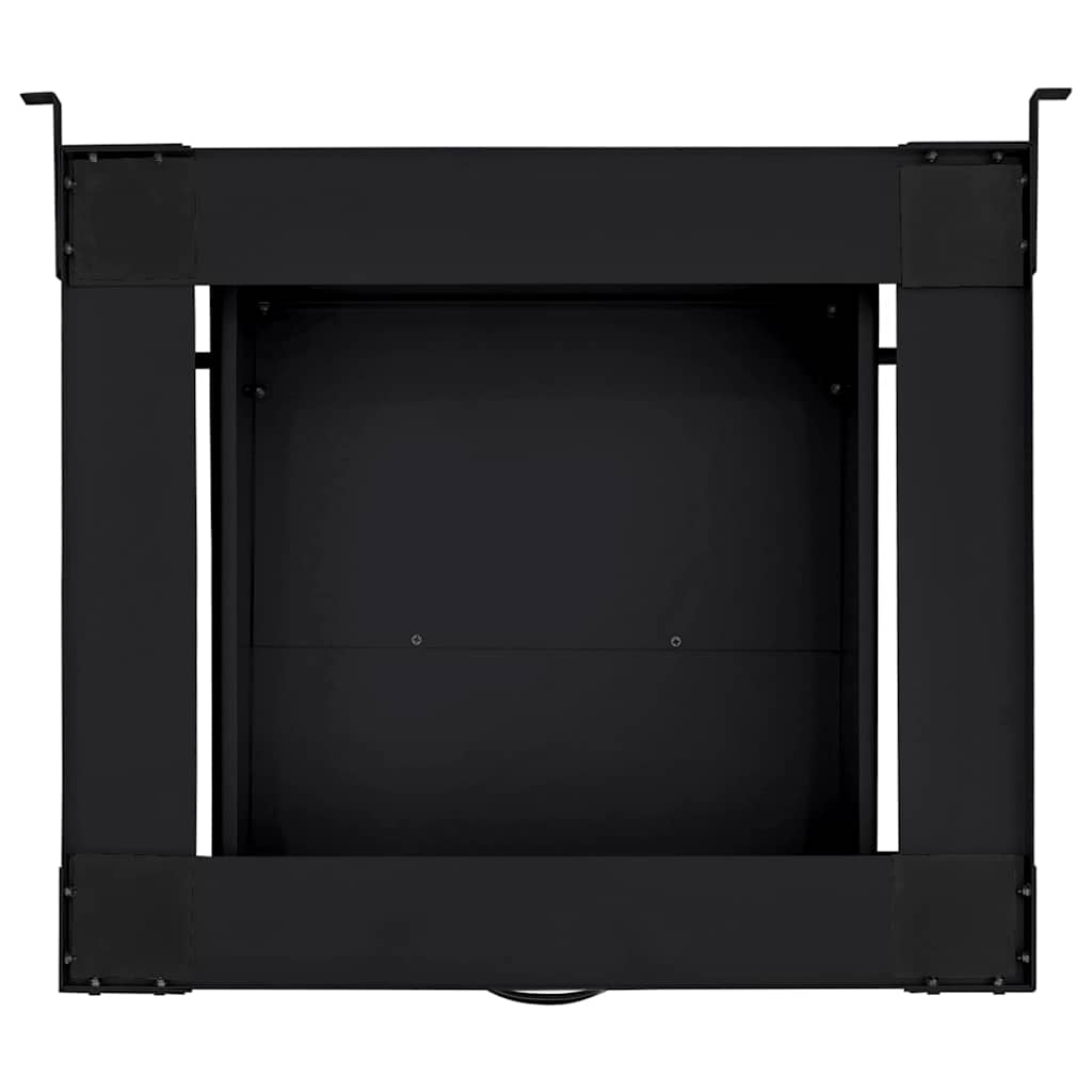 Waschmaschinen-Podest Schwarz 64 x 55 x 32,5 cm Stahl