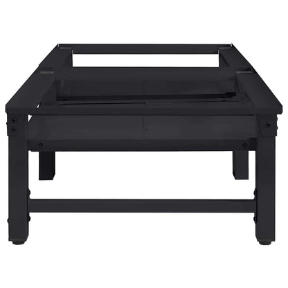 Waschmaschinen-Podest 2 pcs Schwarz 124,5 x 61,5 x 32,5 cm