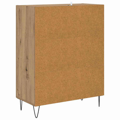 vidaXL Sideboard Artisan-Eiche 69,5 x 34 x 90 cm Holzwerkstoff