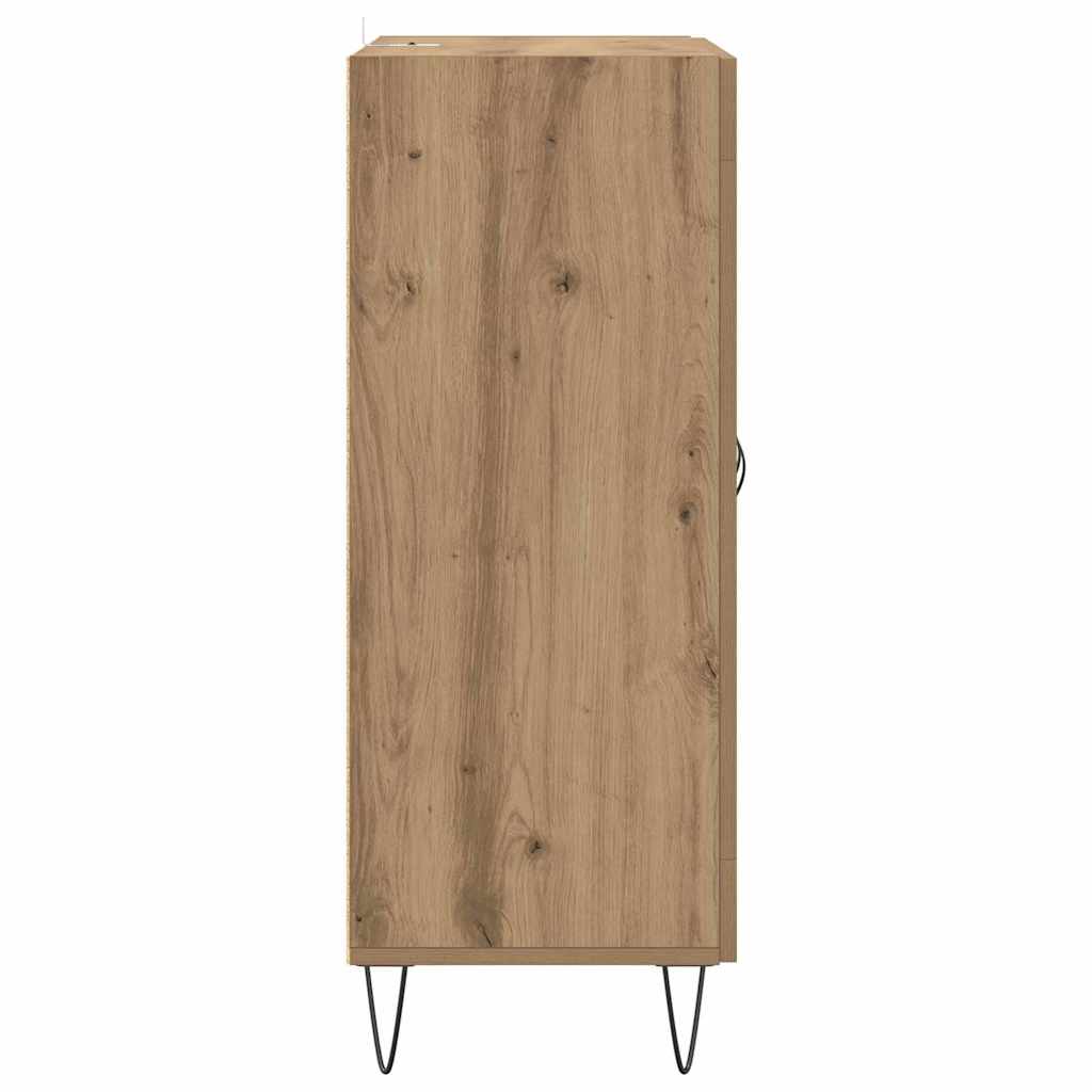 vidaXL Sideboard Artisan-Eiche 69,5 x 34 x 90 cm Holzwerkstoff