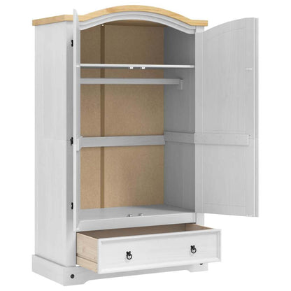 Kleiderschrank mit Schubladen Corona Weiß 101 x 52 x 170 cm