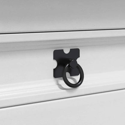 Beistelltisch Corona Weiß 50 x 50 x 50 cm Massives Kiefernholz