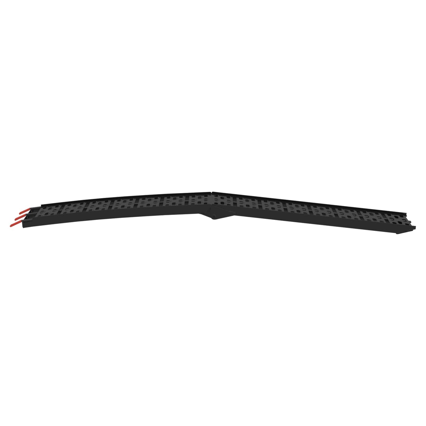 Zusammenklappbare Motorradrampe 340 kg pro Rampe 2 pcs Schwarz