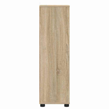 vidaXL Badezimmerschrank Sonoma-Eiche 30,5 x 30 x 101 cm Holzwerkstoff