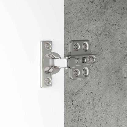 vidaXL Badezimmerschrank Beton Grau 30,5 x 30 x 101 cm Holzwerkstoff