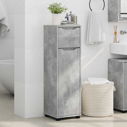 vidaXL Badezimmerschrank Beton Grau 30,5 x 30 x 101 cm Holzwerkstoff