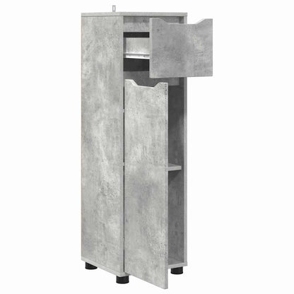 vidaXL Badezimmerschrank Beton Grau 30,5 x 30 x 101 cm Holzwerkstoff