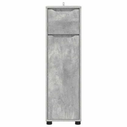 vidaXL Badezimmerschrank Beton Grau 30,5 x 30 x 101 cm Holzwerkstoff