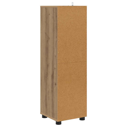 Badezimmerschrank mit Regal Artisan-Eiche 30,5 x 30 x 101 cm