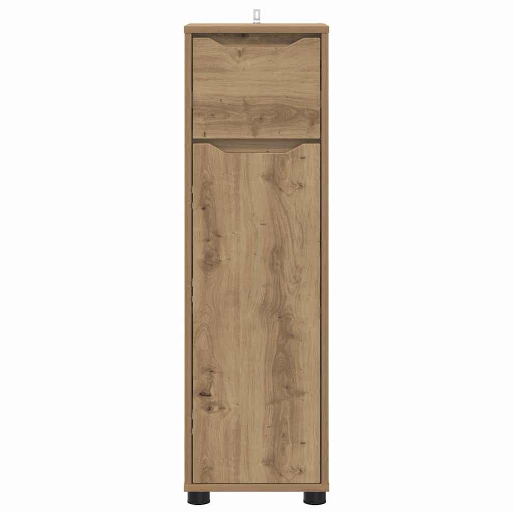 Badezimmerschrank mit Regal Artisan-Eiche 30,5 x 30 x 101 cm