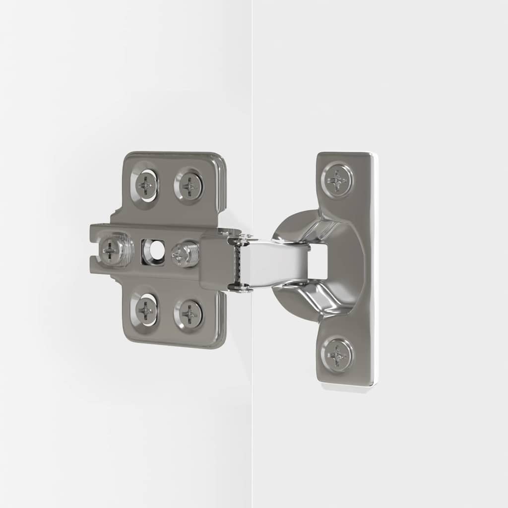 Badezimmerwaschbecken-Schrank mit Regal Weiß 60 x 30 x 60 cm