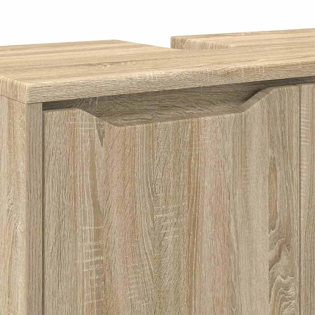 Badezimmerwaschbecken-Schrank Sonoma-Eiche 60 x 30 x 60 cm