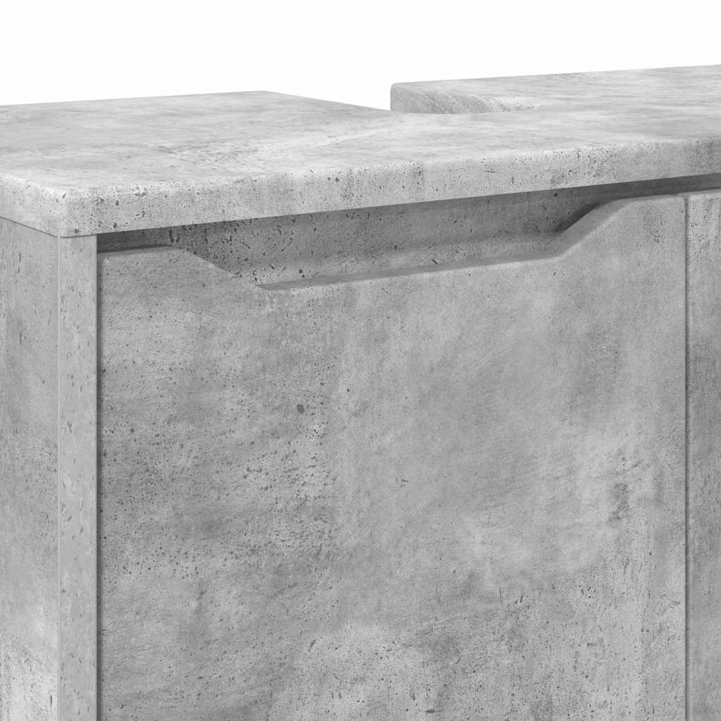 vidaXL Meuble de salle de bain sous vasque Gris béton 60 x 30 x 60 cm