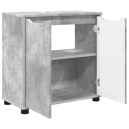 vidaXL Meuble de salle de bain sous vasque Gris béton 60 x 30 x 60 cm