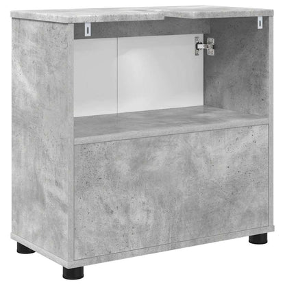 vidaXL Meuble de salle de bain sous vasque Gris béton 60 x 30 x 60 cm