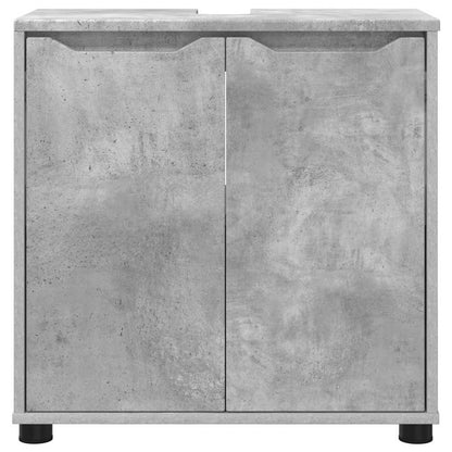 vidaXL Meuble de salle de bain sous vasque Gris béton 60 x 30 x 60 cm