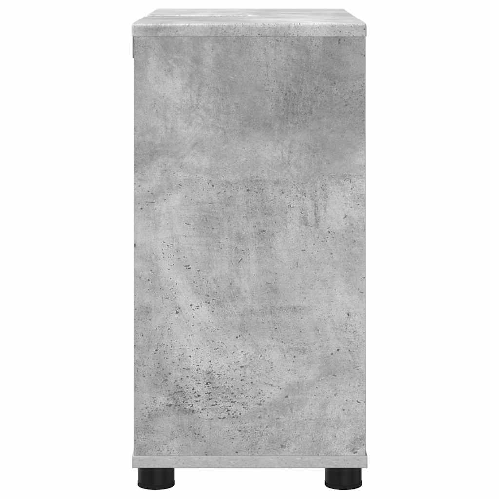 vidaXL Meuble de salle de bain sous vasque Gris béton 60 x 30 x 60 cm