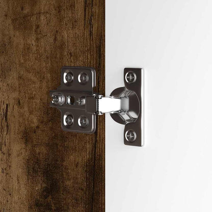 vidaXL Meuble sous lavabo chêne fumé 60 x 30 x 60 cm
