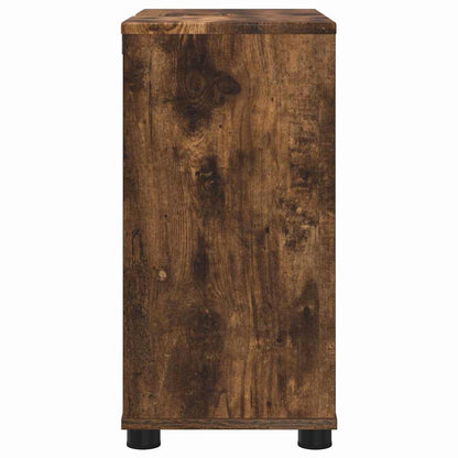 vidaXL Meuble sous lavabo chêne fumé 60 x 30 x 60 cm