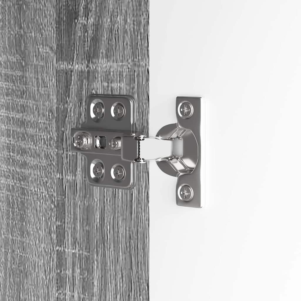 Badezimmerwaschbecken-Schrank Graues Sonoma 60 x 30 x 60 cm