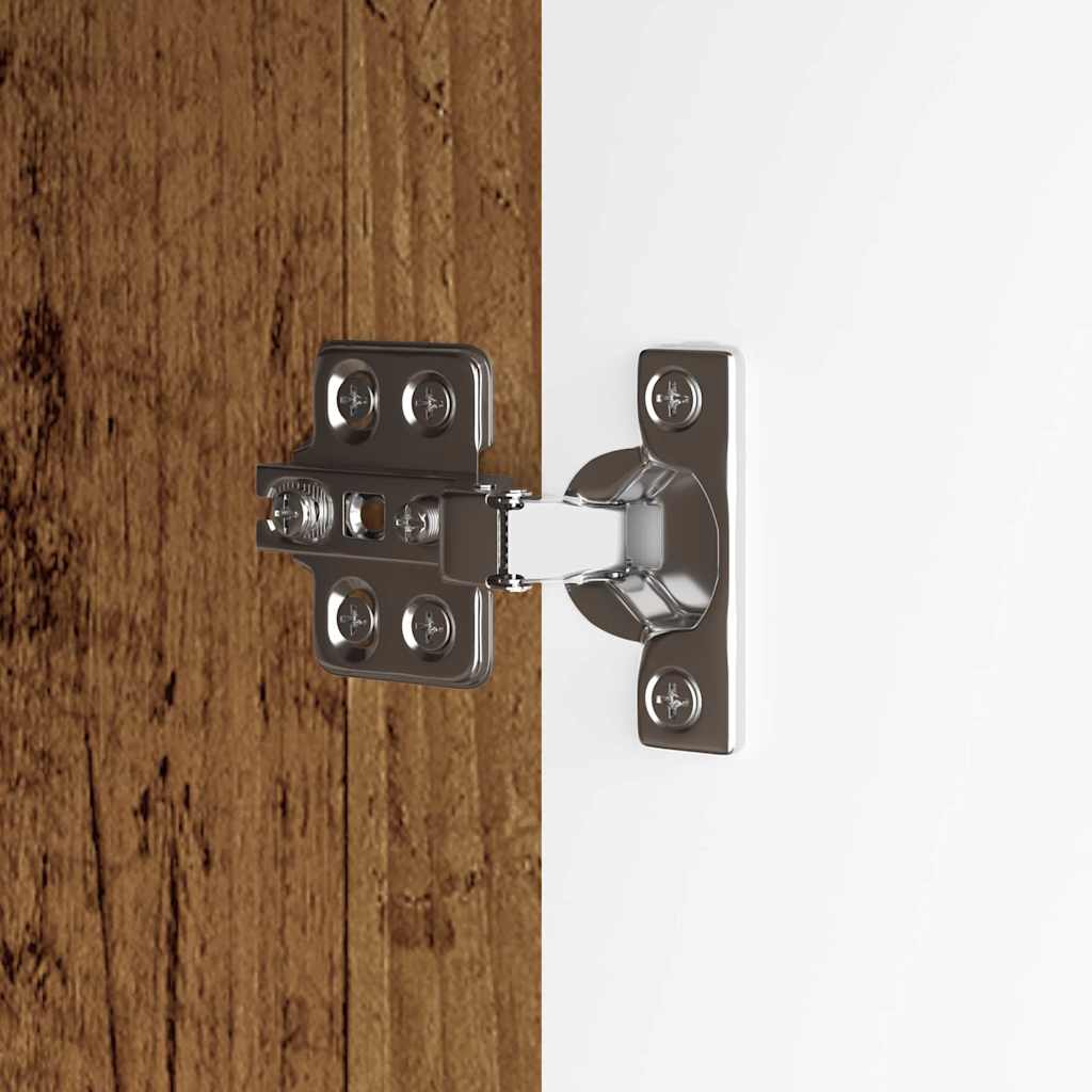 Badezimmerwaschbecken-Schrank mit Regal Altholz 60 x 30 x 60 cm