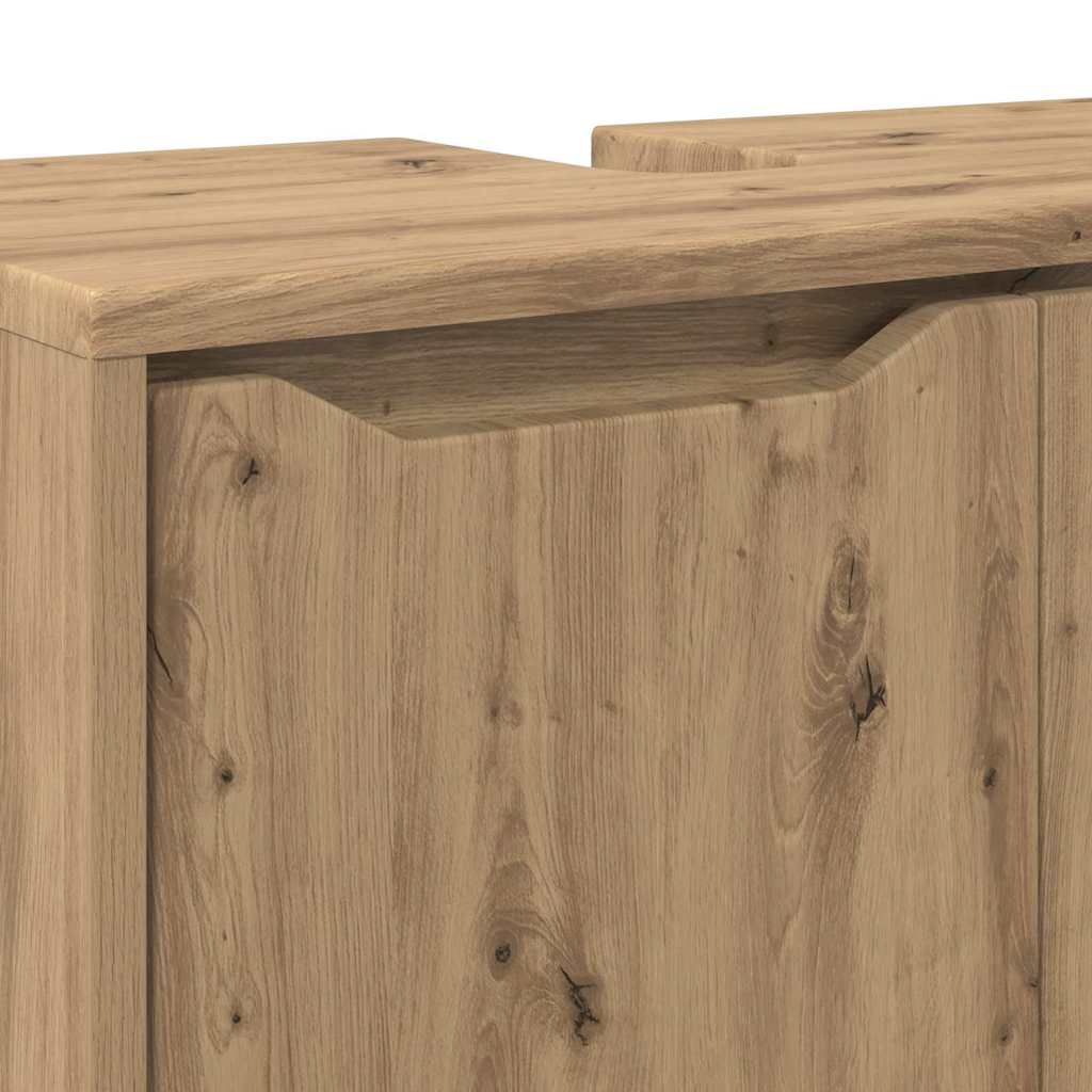 vidaXL Meuble sous-vasque Chêne Artisan 60 x 30 x 60 cm