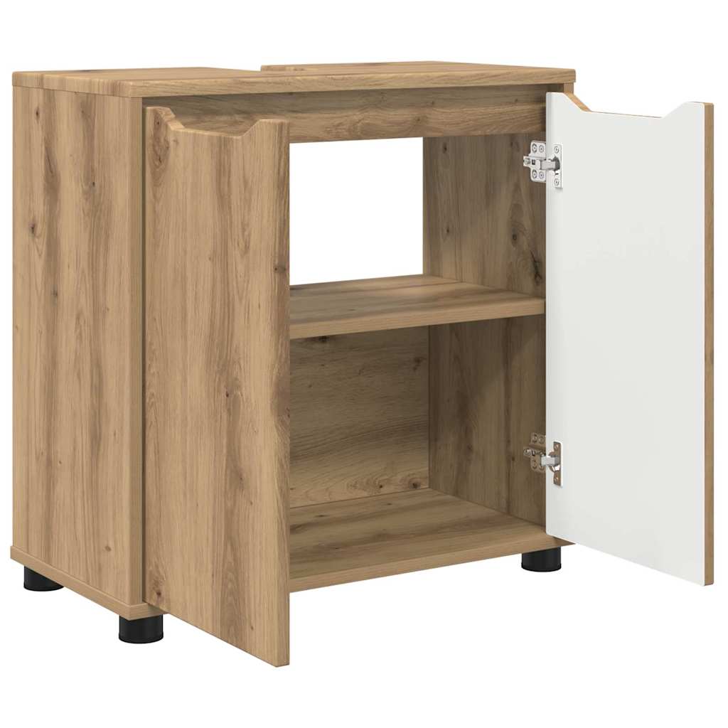 vidaXL Meuble sous-vasque Chêne Artisan 60 x 30 x 60 cm