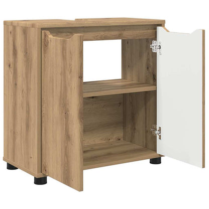 vidaXL Meuble sous-vasque Chêne Artisan 60 x 30 x 60 cm