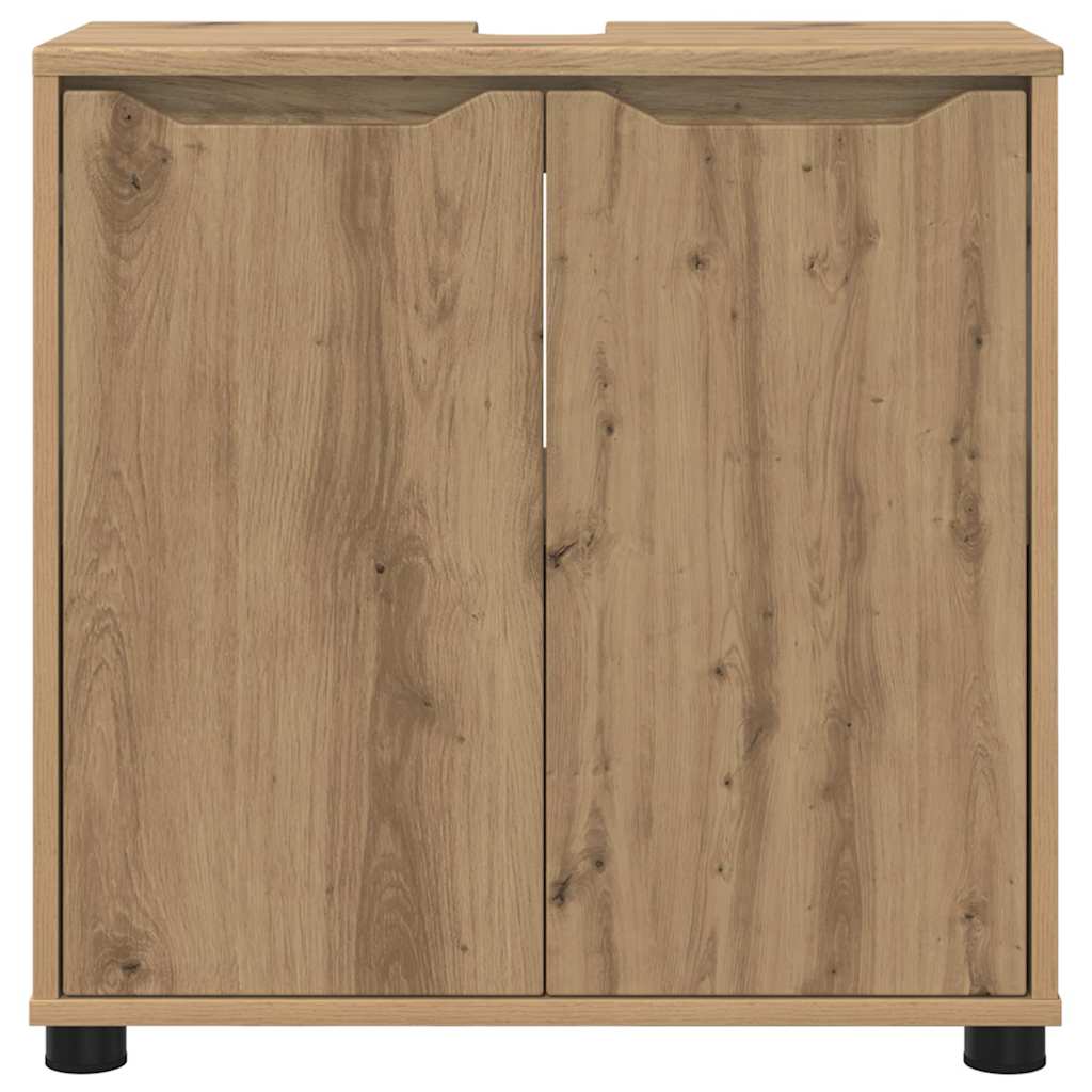 vidaXL Meuble sous-vasque Chêne Artisan 60 x 30 x 60 cm
