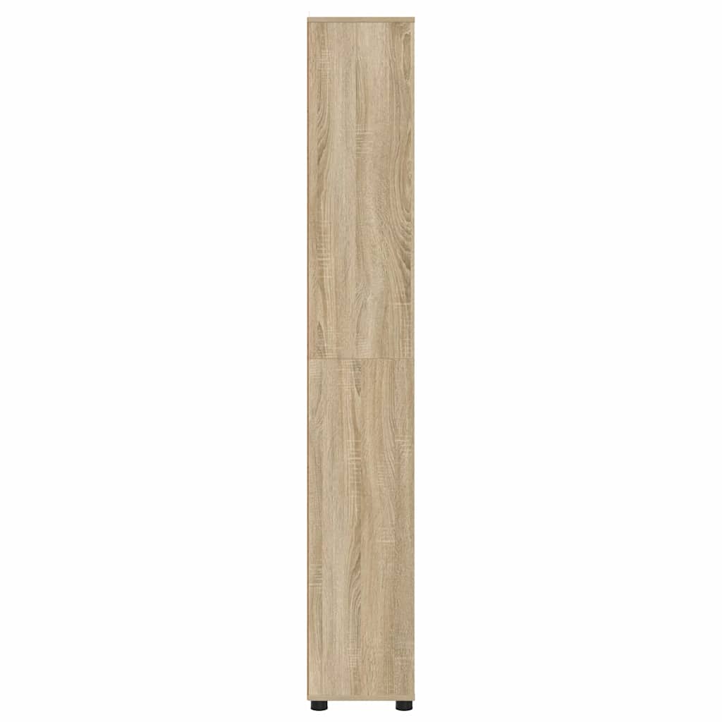 Badezimmerschrank Sonoma-Eiche 30,5 x 30 x 195 cm Holzwerkstoff