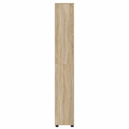 Badezimmerschrank Sonoma-Eiche 30,5 x 30 x 195 cm Holzwerkstoff