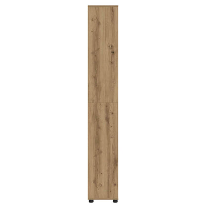 vidaXL Meuble de salle de bain avec étagère Chêne artisan 30,5 x 30 x 195 cm