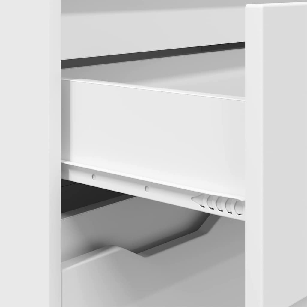 vidaXL Meuble de salle de bain blanc 72,5 x 36,5 x 100 cm en bois d'ingénierie
