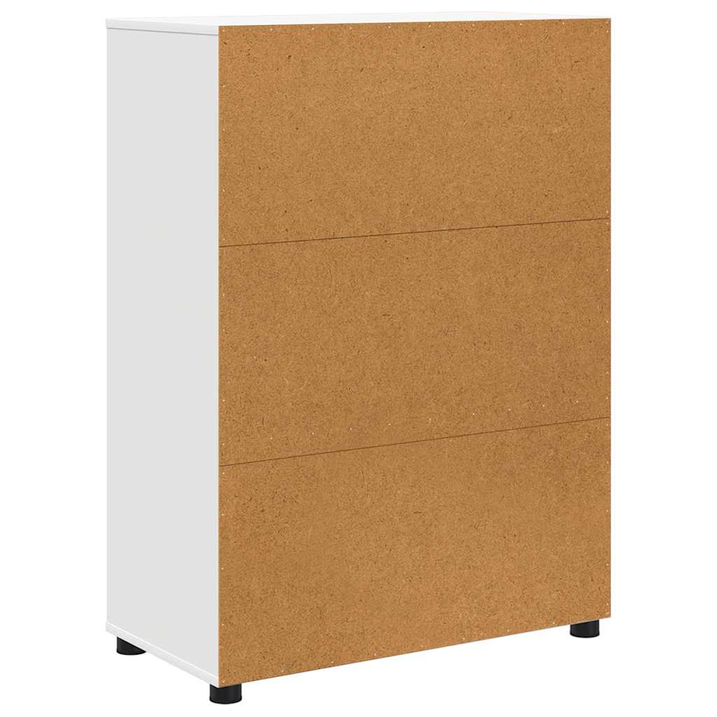 vidaXL Meuble de salle de bain blanc 72,5 x 36,5 x 100 cm en bois d'ingénierie